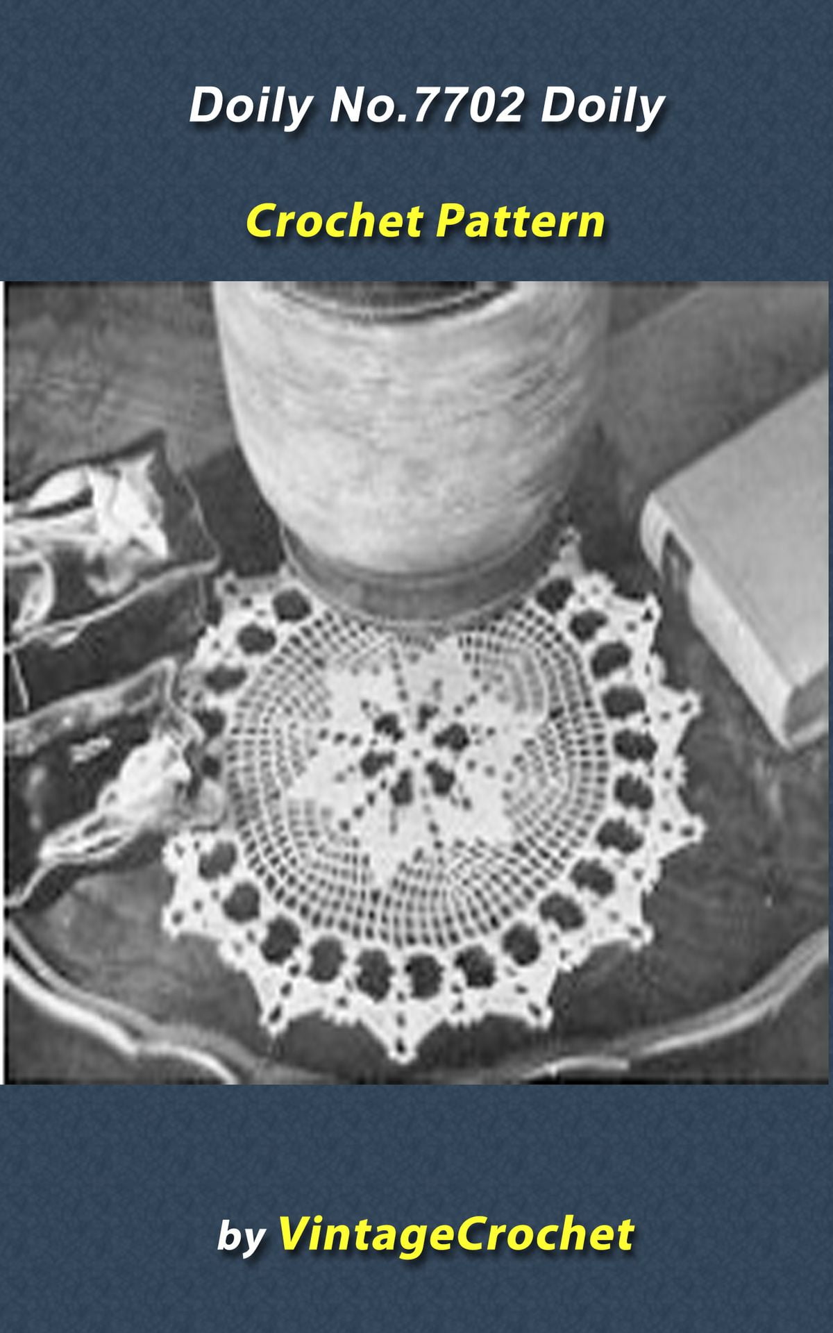 Doily No.7256 Vintage Crochet Pattern eBook